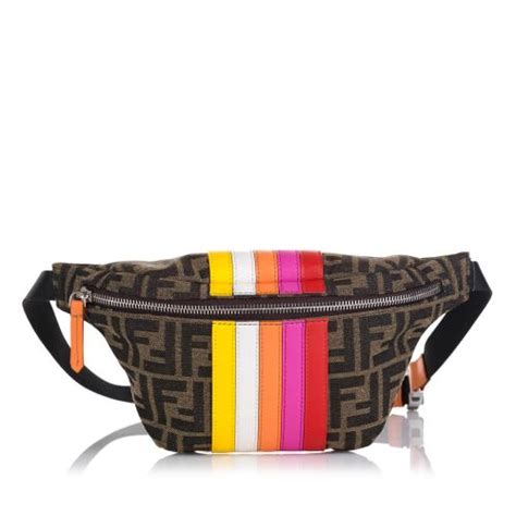 fendi zucca belt bag|Fendi zucca crossbody bag.